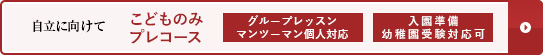 自立に向けて　こどものみプレコース